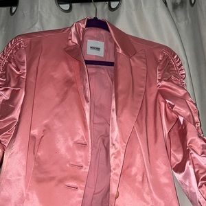 Pink moschino blazer